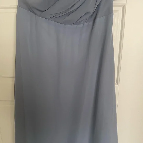 Birdy Grey Kira Chiffon Dusty Blue Dress XS - Picture 8 of 14
